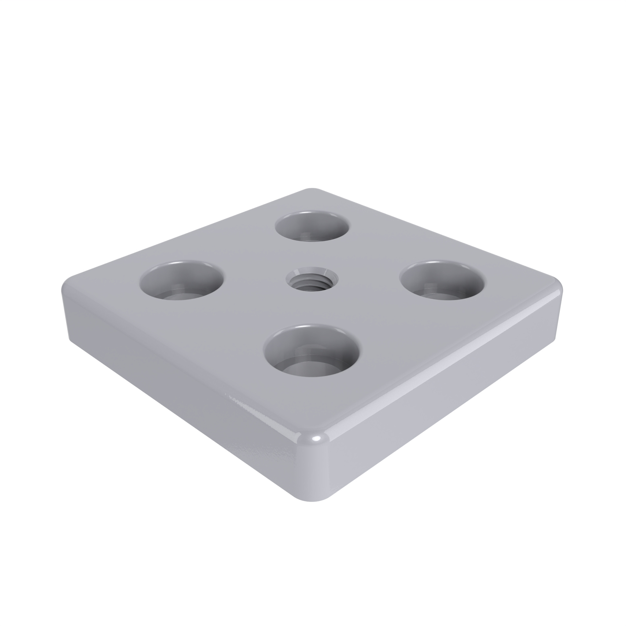 Transport- und Fußplatte ZN 90 x 90, pulverbeschichtet 093T90901212A – Produktabbildung