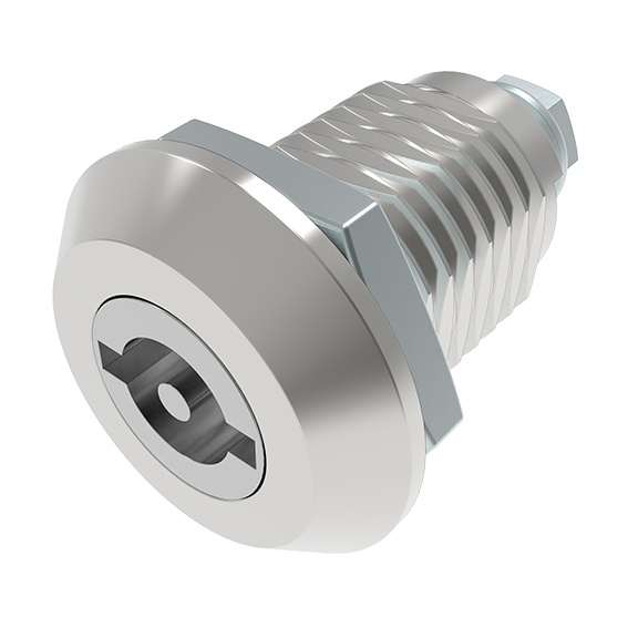 Extended Housing Quarter Turn Lock 22.5 / 30, ZN Chrome