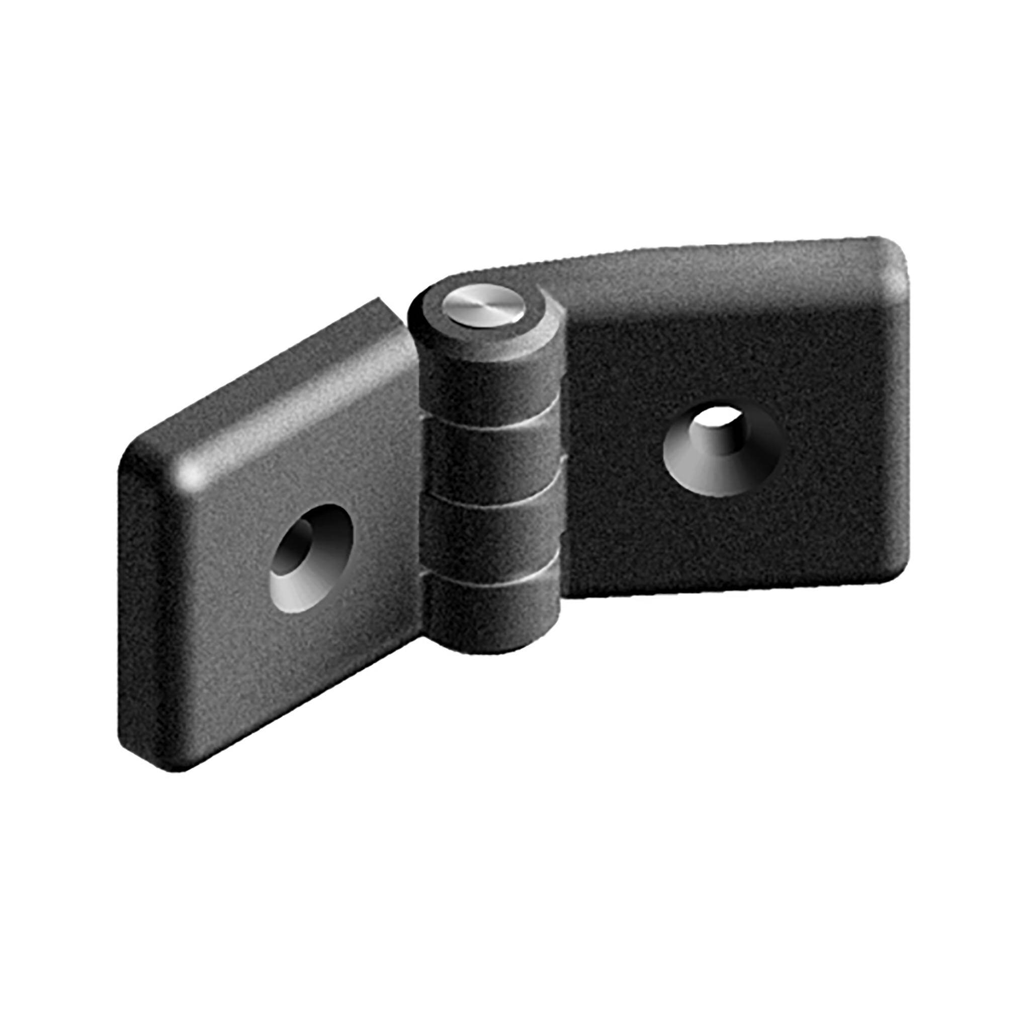 Bisagra de plástico para grandes cargas 40, negro