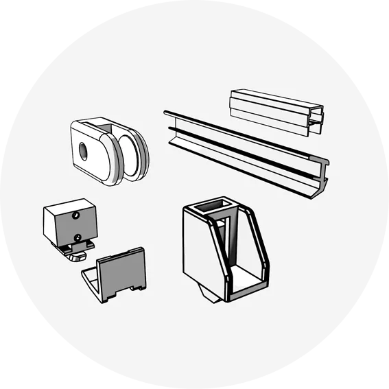 Fixations de panneaux