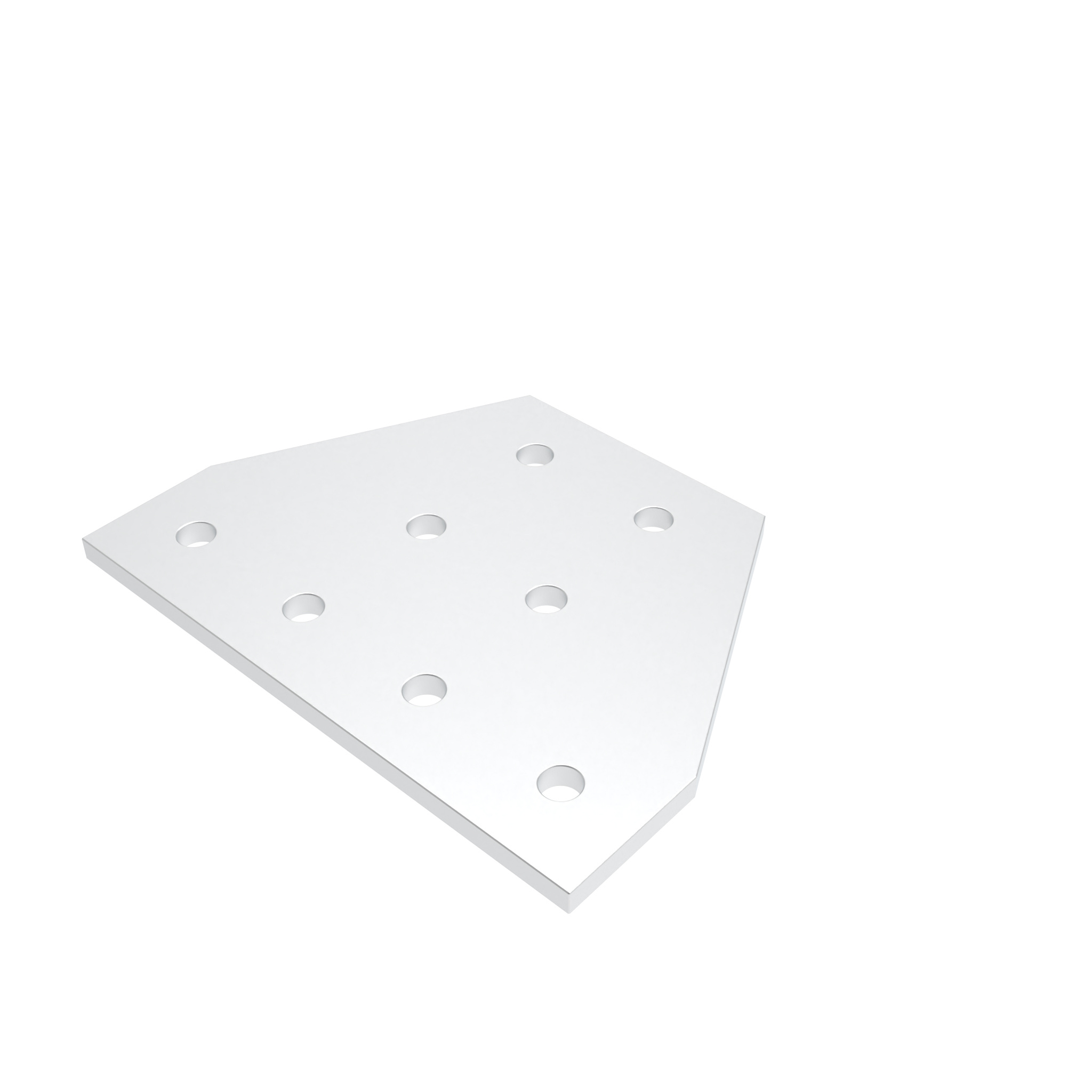 ECO Connection Plate AL T 8 Hole, 1 Slot x 2 Slots Version 093EVT152114 – imagen del producto