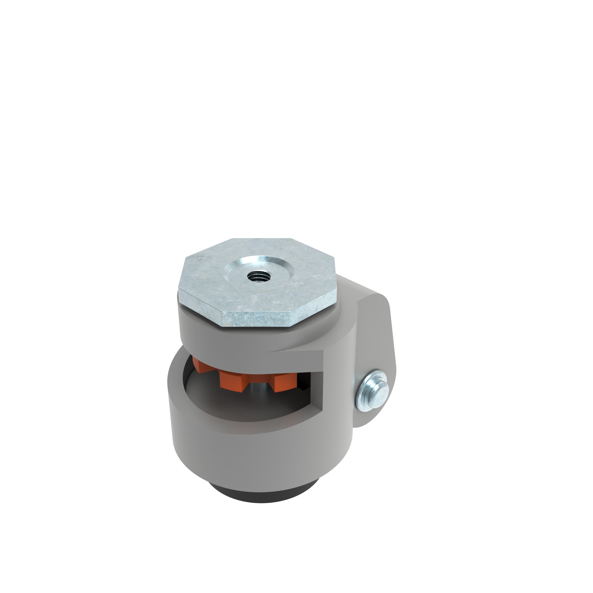 Rueda niveladora con orificio roscado (Juego) 098LF062AF65S01 – imagen del producto