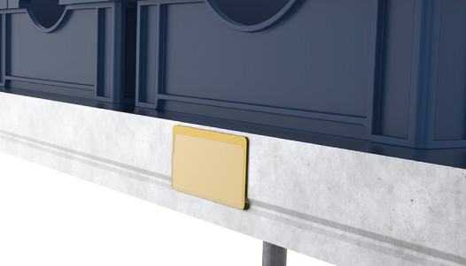 2-sides Open Magnetic Label Envelope 50 - 2"