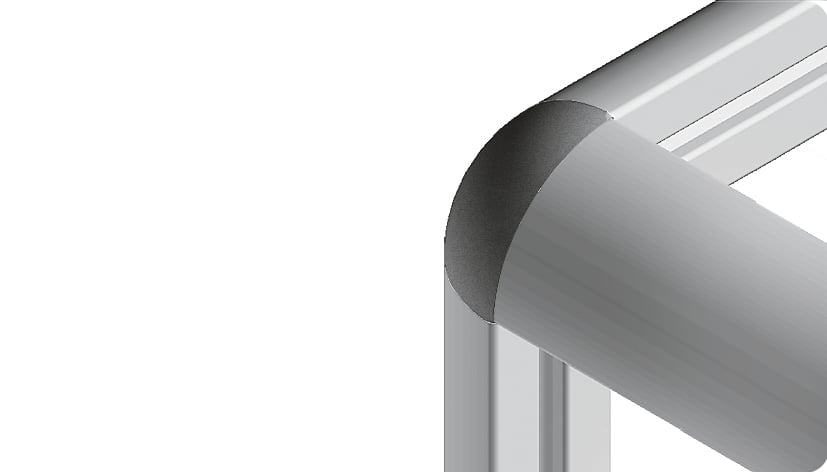 Profile 20, 3-way Connection Angles