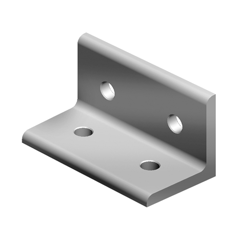 Connection Angle AL 4 Hole, 2 Slots Version