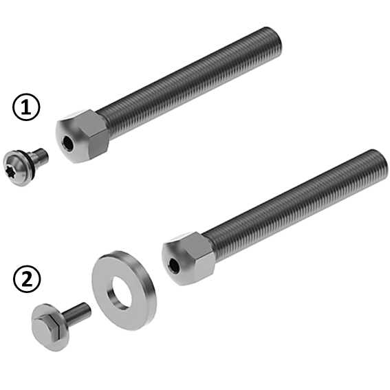 Varilla roscada acier métrica para patas pivotantes