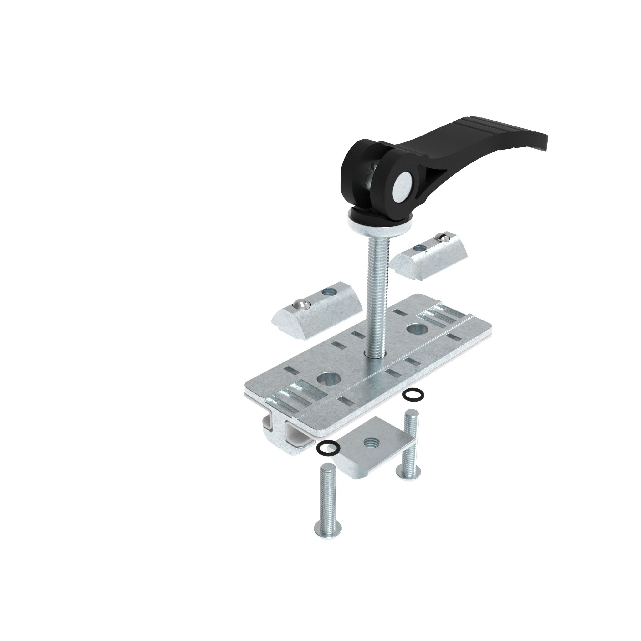 Profile Slider ZN 40 x 80 Loose Bearing with Cam Lever (Set) 093PS0840LS02 – imagen del producto