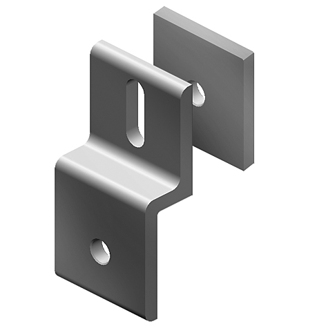 Fixation panneau grillagé  (Kit)