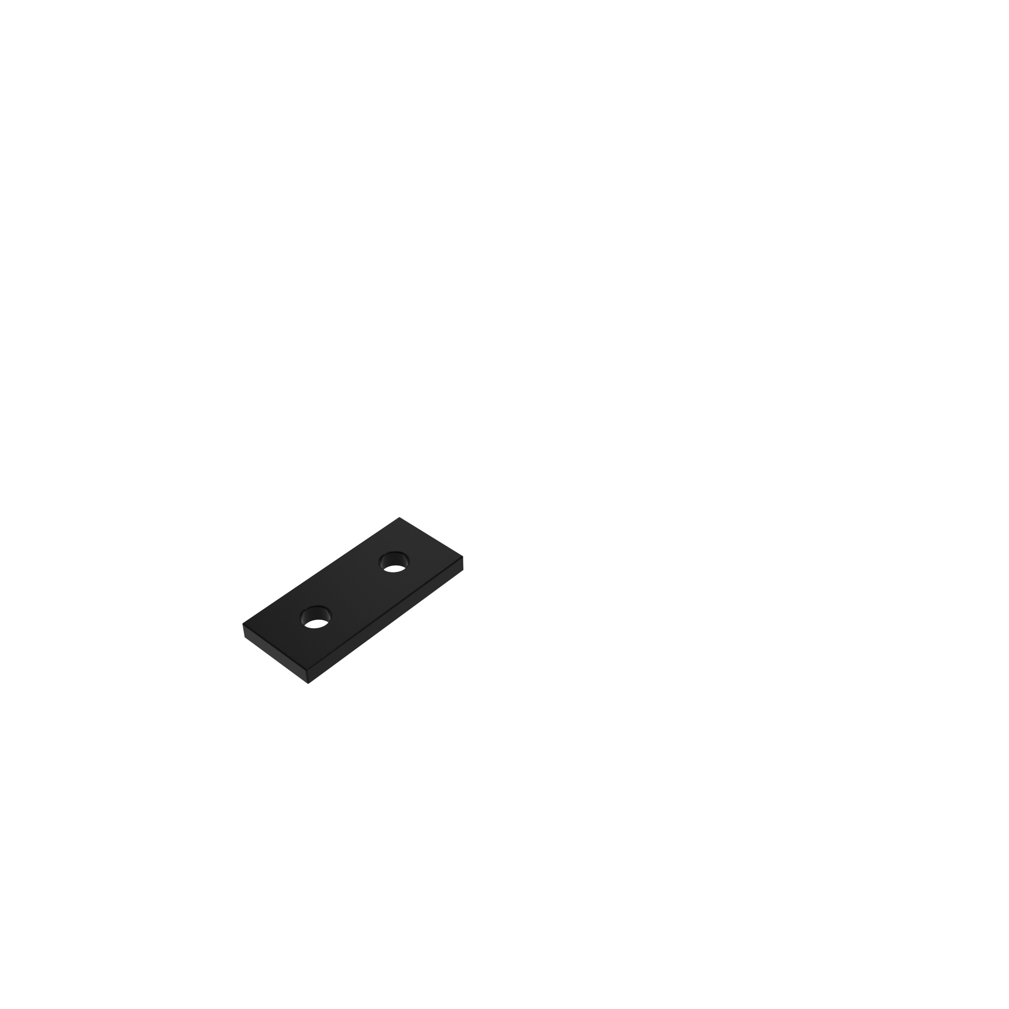 ECO Connection Plate AL Rectangular 2 Hole, 1 Slot Version 093EVA2551S – product image
