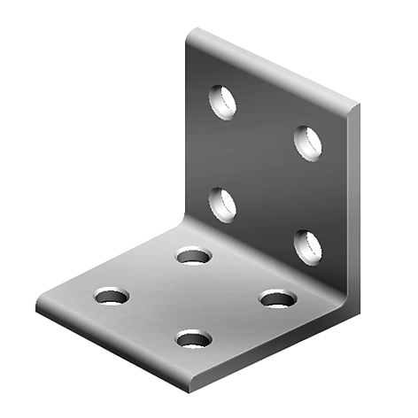 Connection Angle AL 8 Hole, 2 Slots Version