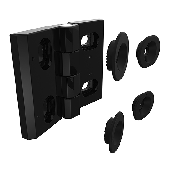 Bisagra de metálica 2D, ajustable en dos direcciones