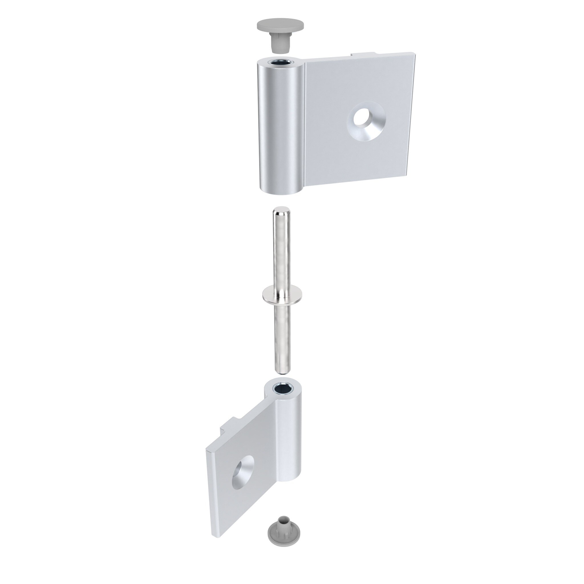 Aluminium-Scharnier 40 leicht 095AL40N0840N08 – Produktabbildung