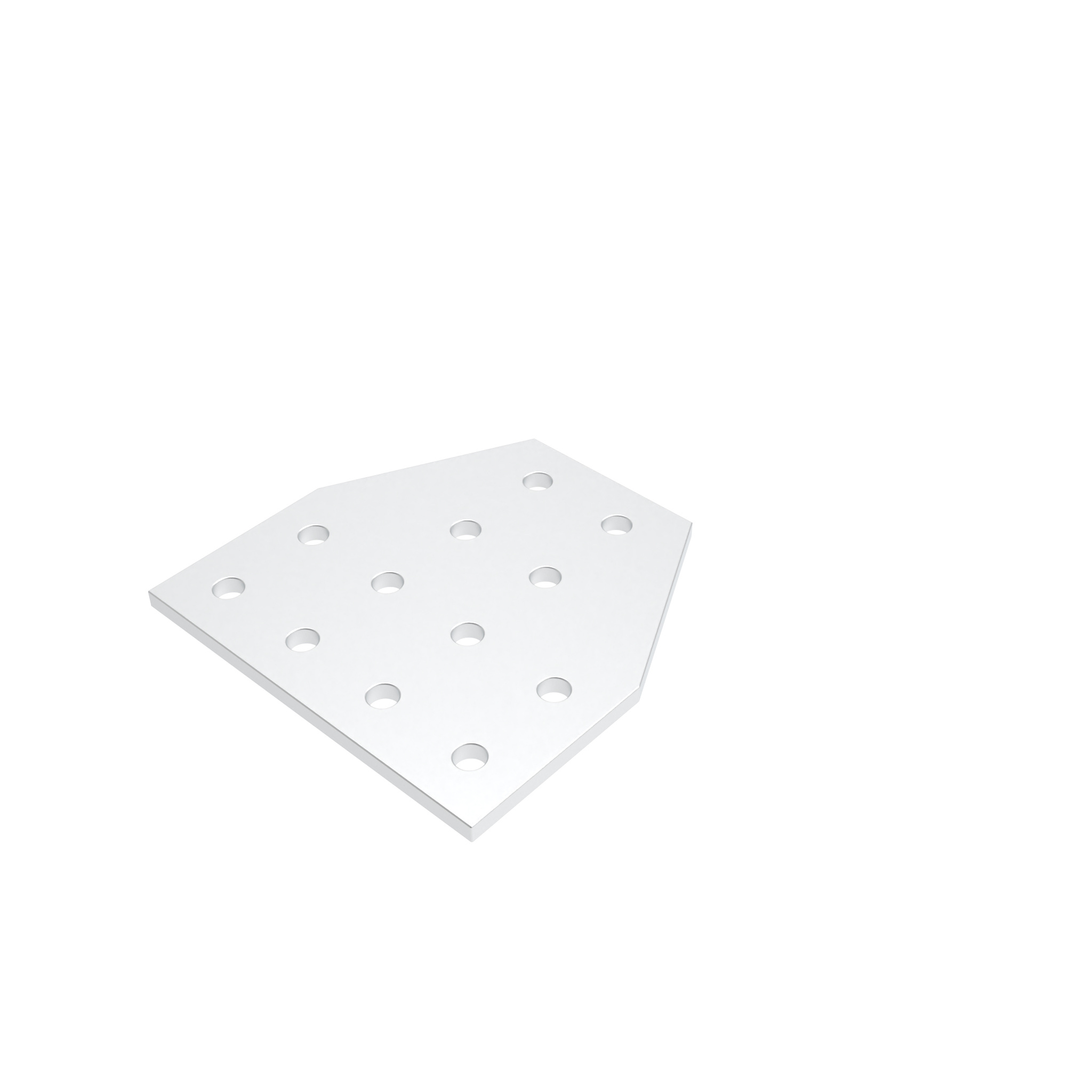 ECO Connection Plate AL T 12 Hole, 2 Slots Version 093EVT102102D – image du produit