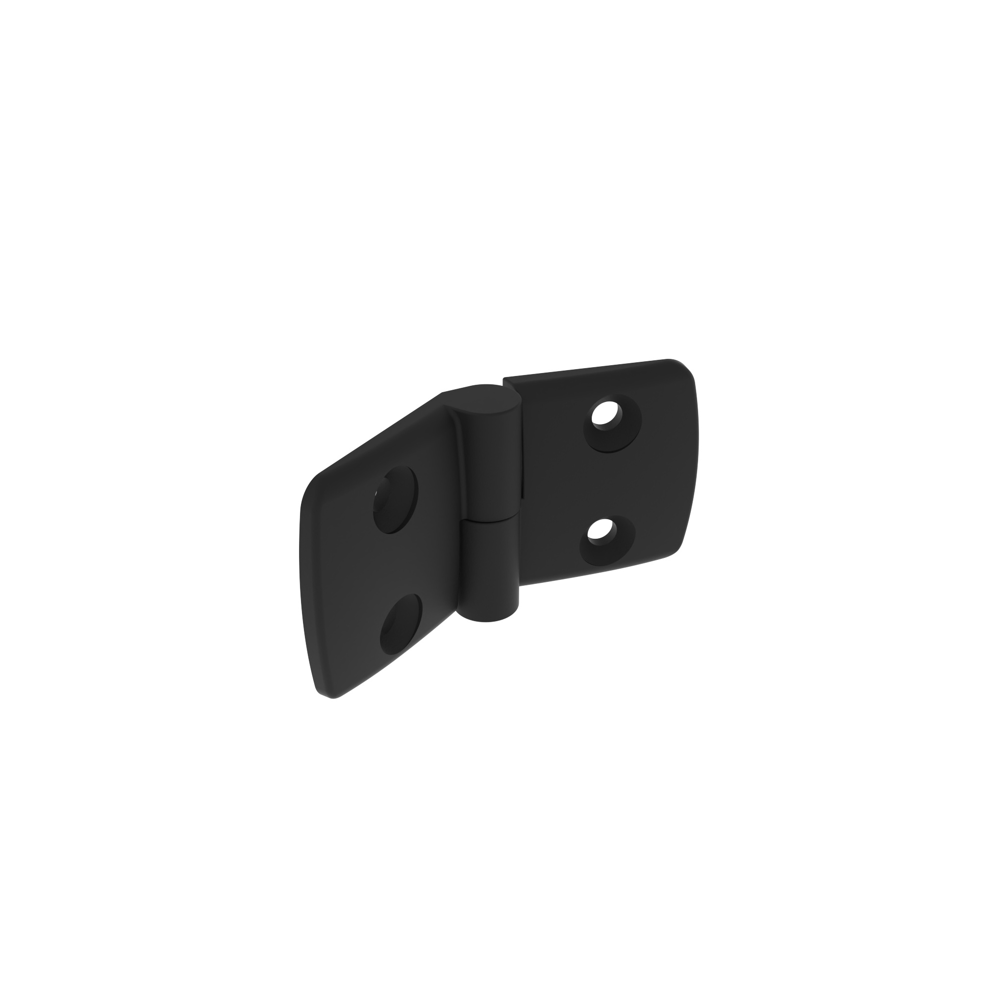 Bisagra combinada de plástico 50, desmontable, negro 095K5050R08 – imagen del producto