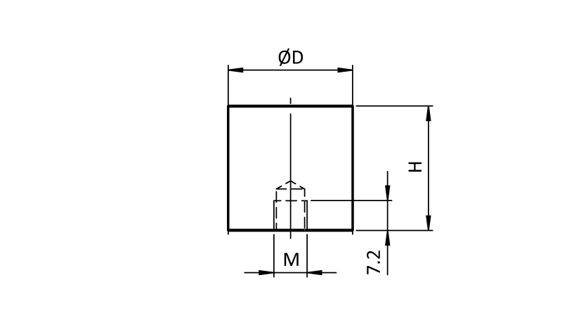 Butoir Cylindrique F