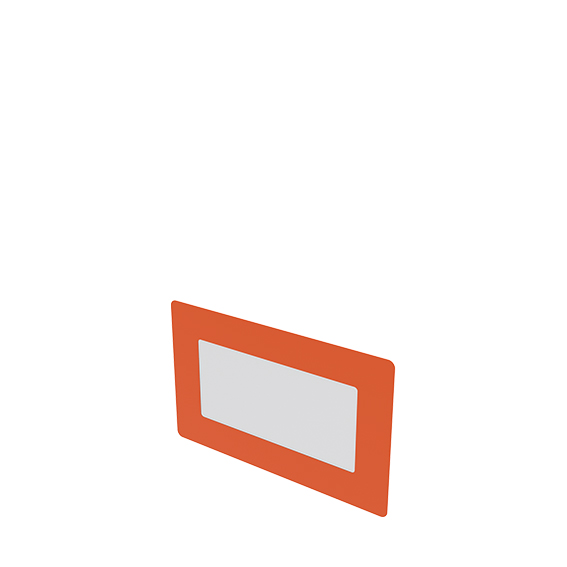 Floor Window 1/3 DIN A4 Portrait - 8.3" x 3.9" 0203WRA1/322 – product image