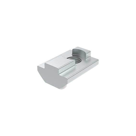 Roll-in T-slot Nut 17.0 x 9.6 mm with Spring Loaded Ball