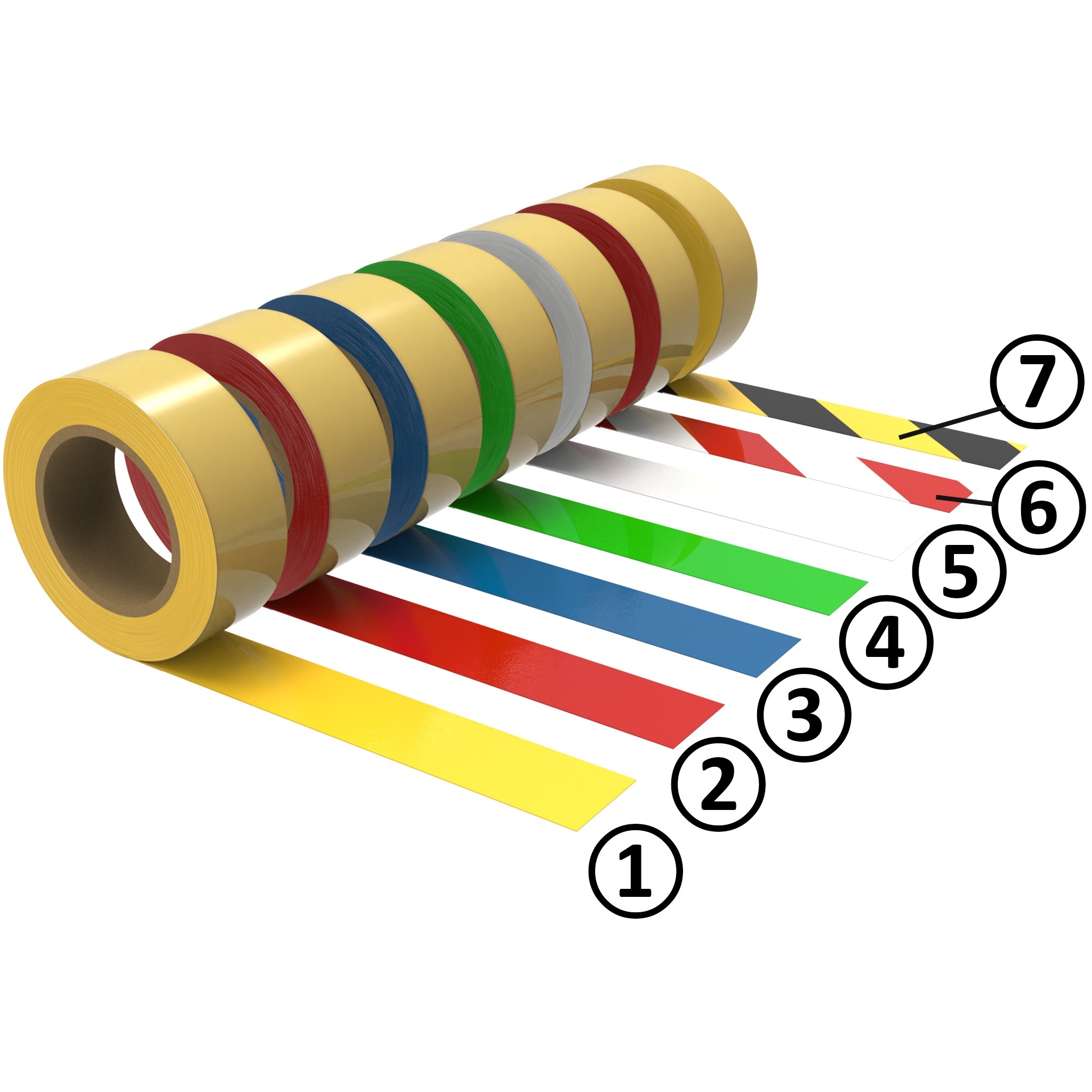 Bande temporaire de marquage au sol 50, tesa® 60760 Bande temporaire de marquage au sol 50, tesa® 60760