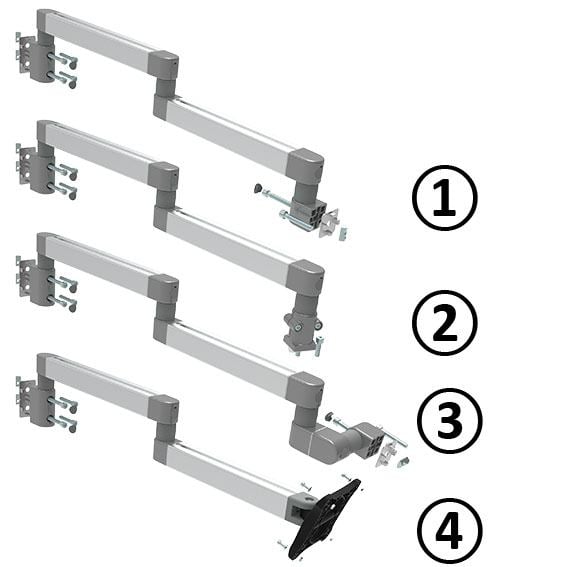 Double System Arm I40L 695 (Set)