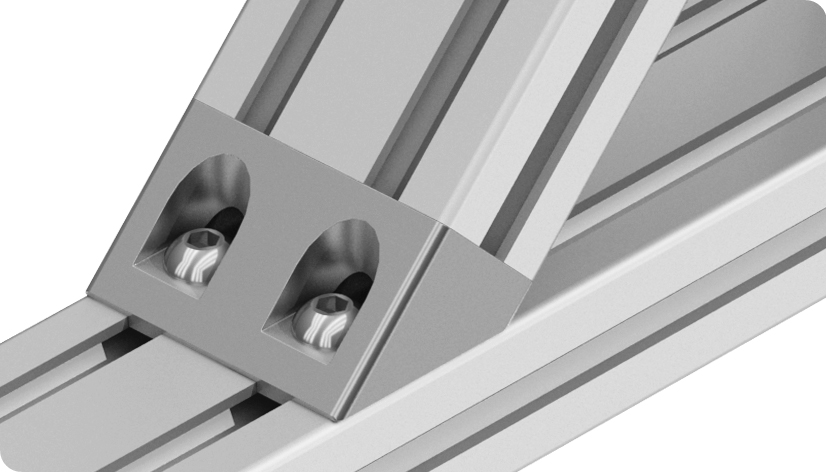 Angle Connector 60 x 30, 45°