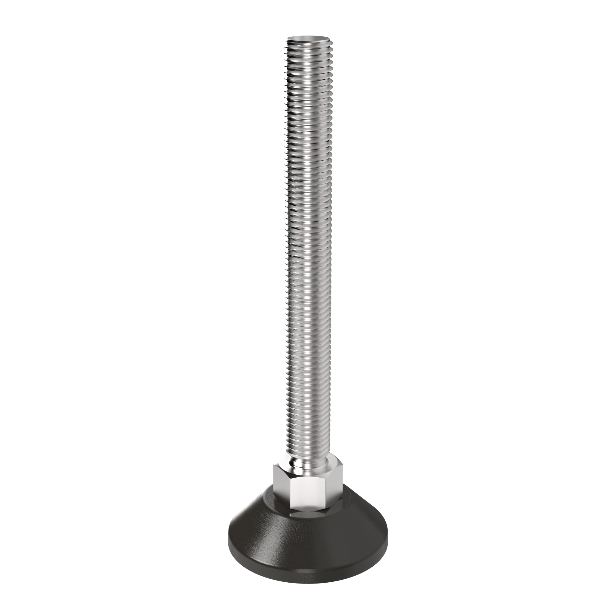 Pata pivotante trapezoidal, ZN / acier inox