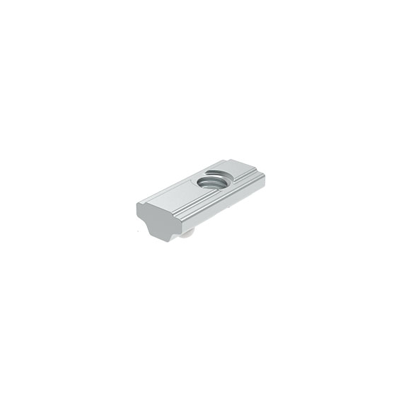 Roll-in T-slot Nut 8.0 x 4.7 mm with Spring Loaded Ball