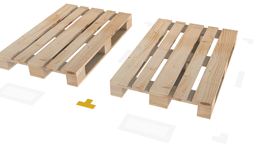 Floor Marking T-shape 50