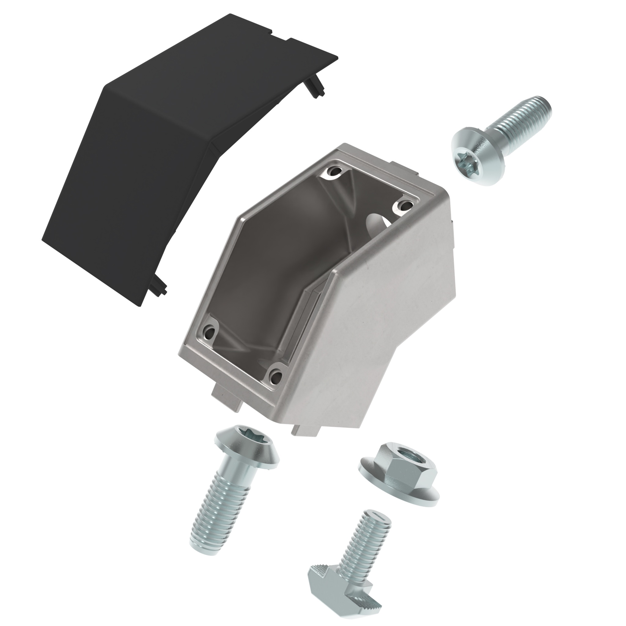Winkelverbinder B 40, 45° (Set) – Produktabbildung