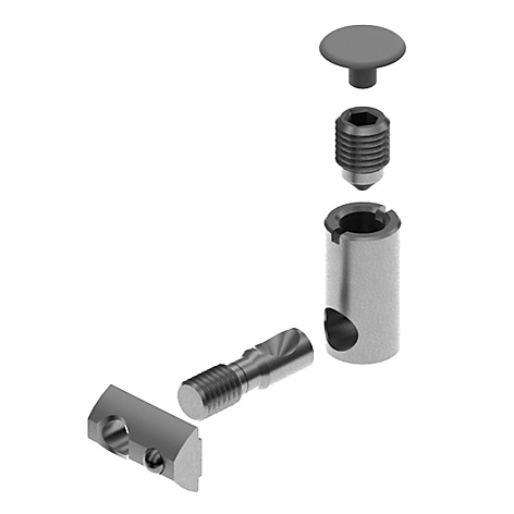 Connecteur d'onglet I 30°-90°, Rainure 8 – image du produit