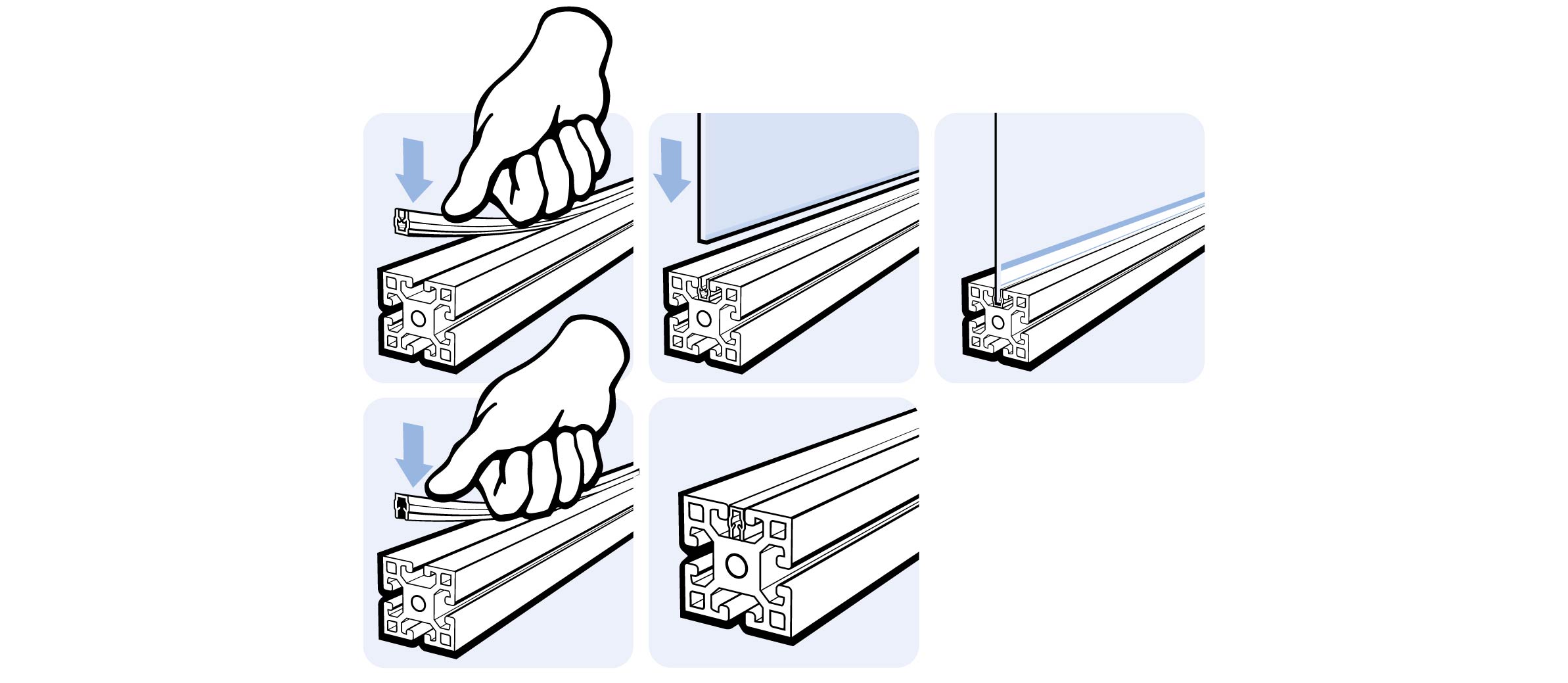Cover and Reduction Profile B Slot 8