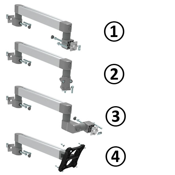 Bras système I40L 370 (Set)