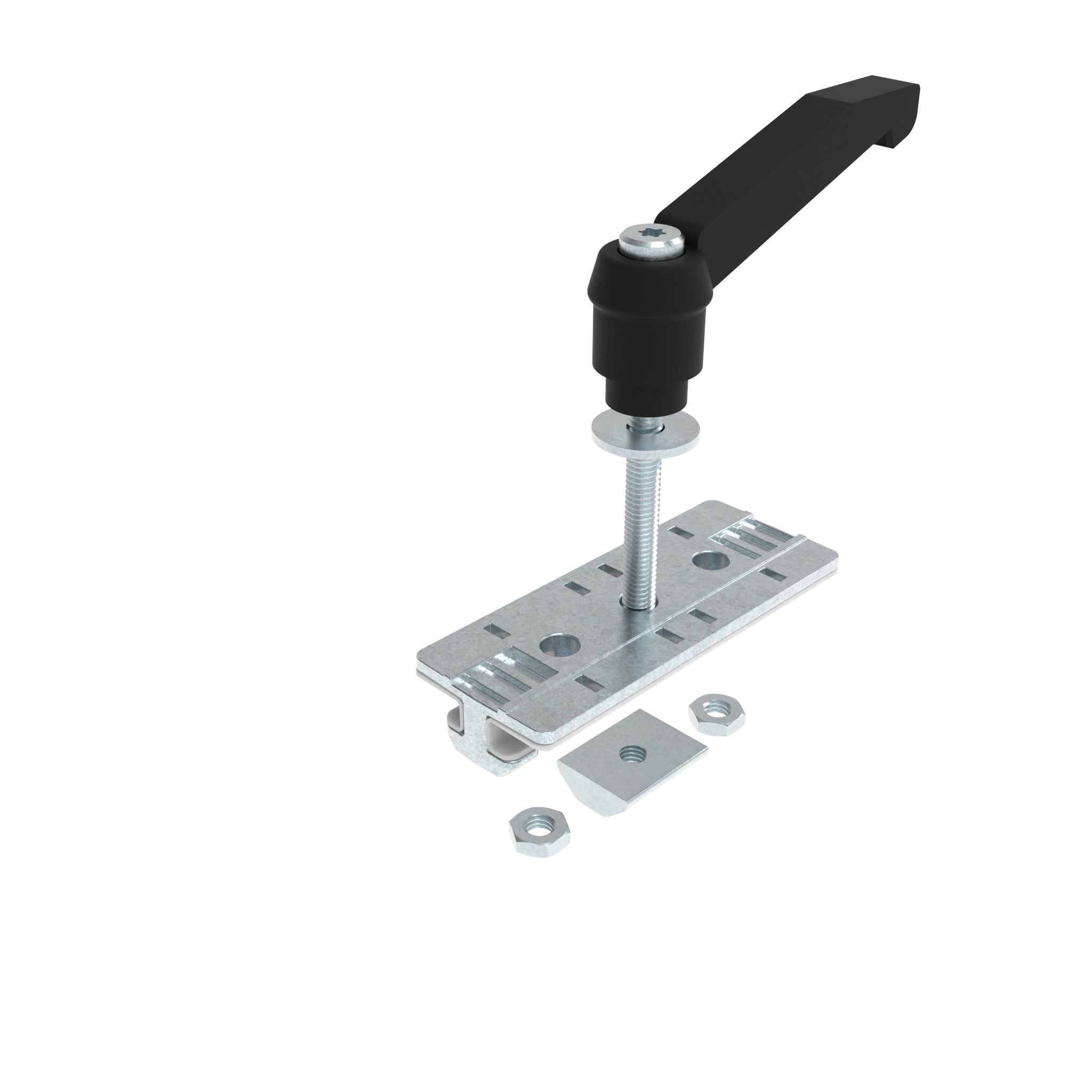 Profile Slider ZN 40 x 80 with Locking Lever (Set) 093PS0840S01 – imagen del producto