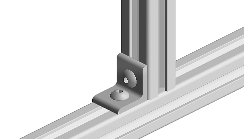 Connection Angle AL 2 Hole, 1 Slot Version