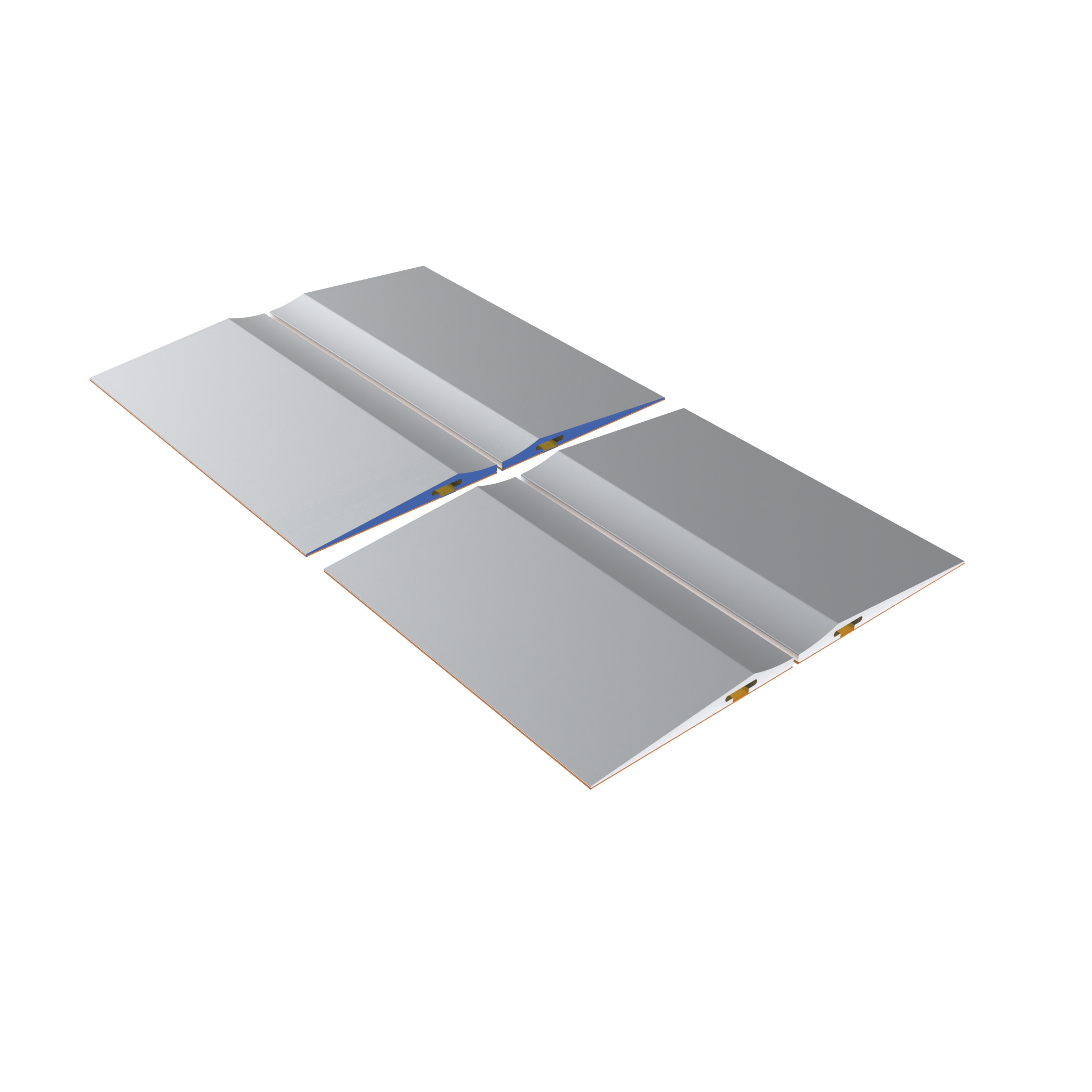 Parkschiene flach - flach (Set) 02081ALL.0400 – Produktabbildung