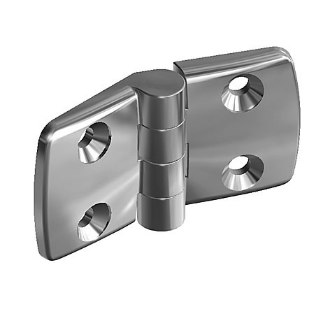 Bisagra combinada de acero inoxidable 45, no desmontable