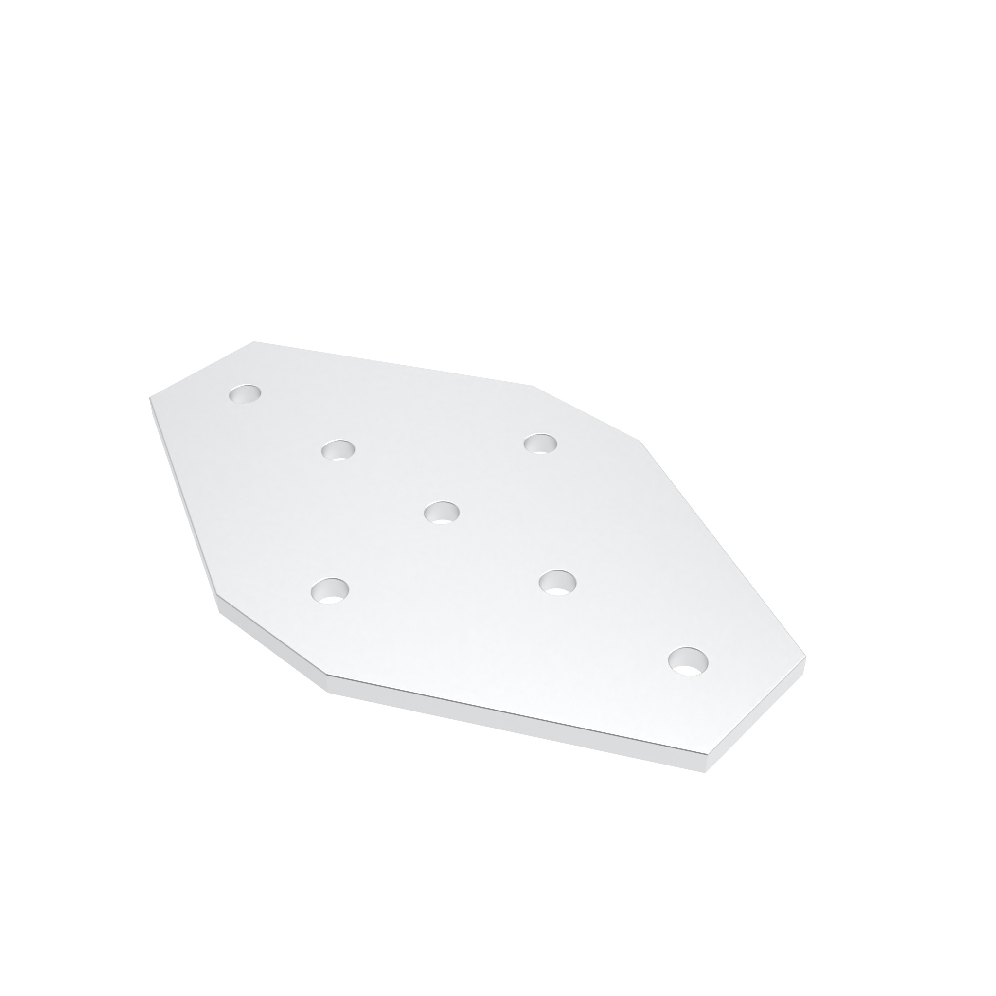 ECO Connection Plate AL X 7 Hole, 1 Slot Version 093EVX114190 – imagen del producto