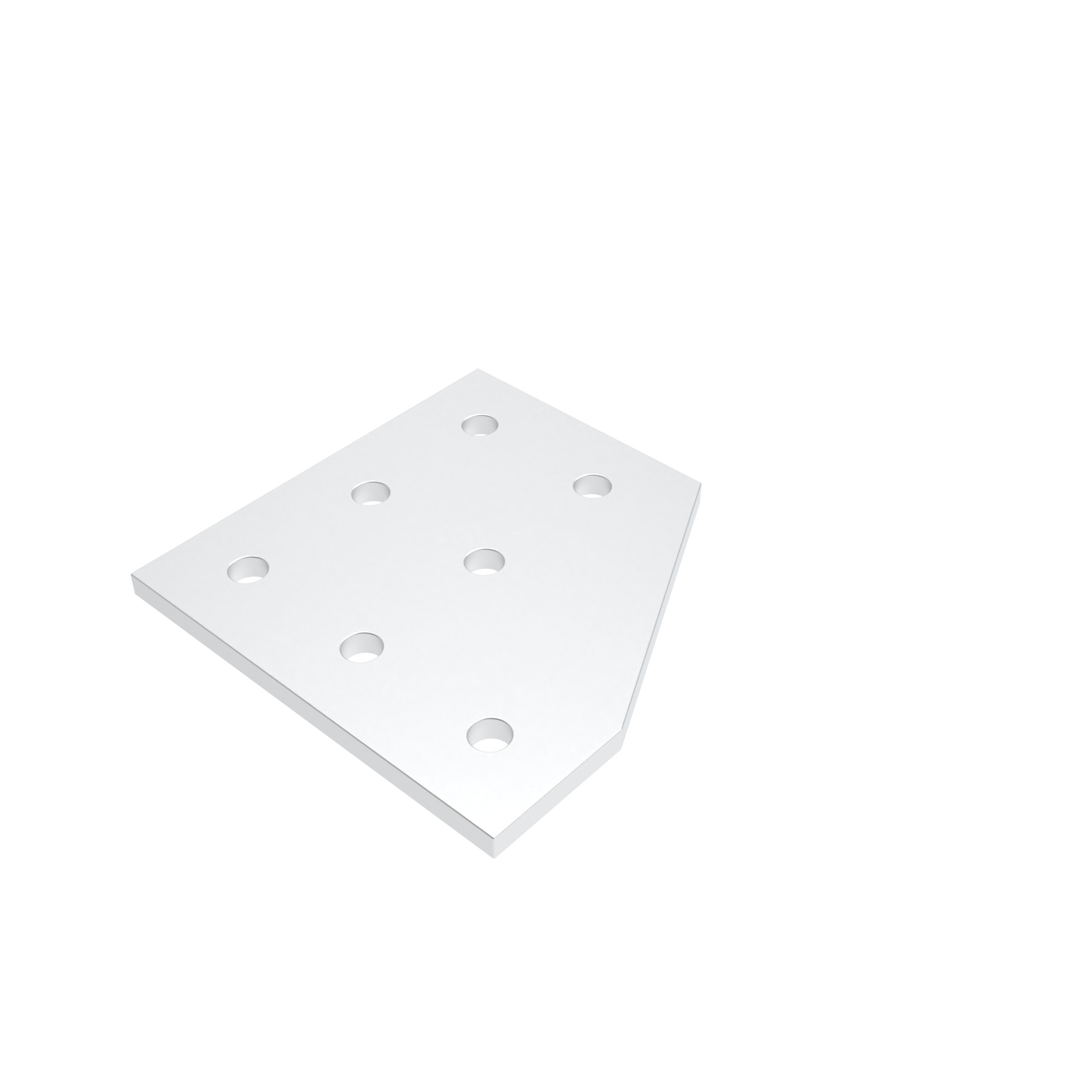 ECO Connection Plate AL L 7 Hole, 1 Slot x 2 Slots Version 093EVL114114S01 – product image