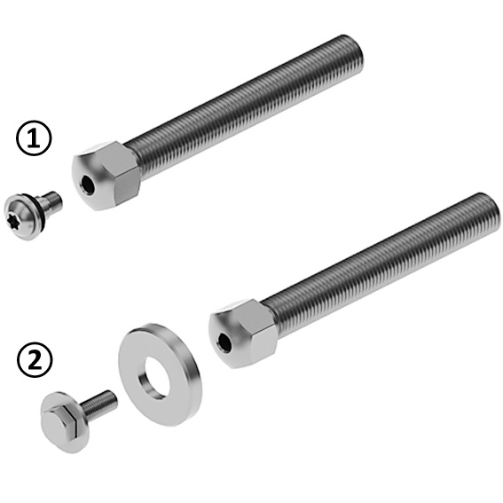 Threaded Rod SS Metric for Pivot Feet