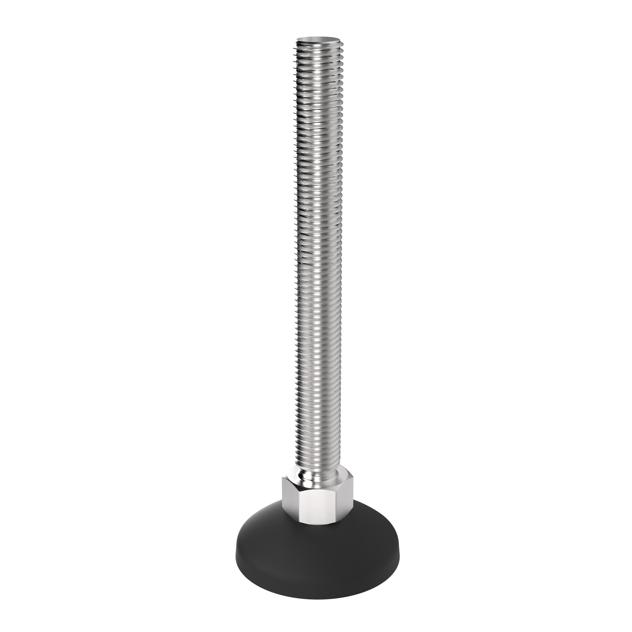 Pied pivot, PA / acier inox