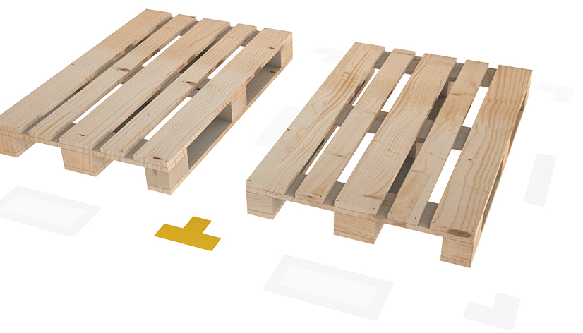 Floor Marking T-shape 75