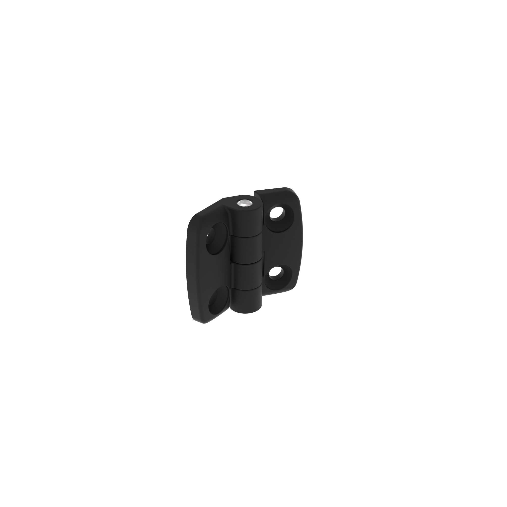 Plastic Combi Hinge 25, Non-detachable, Black 095K2525F06 – product image