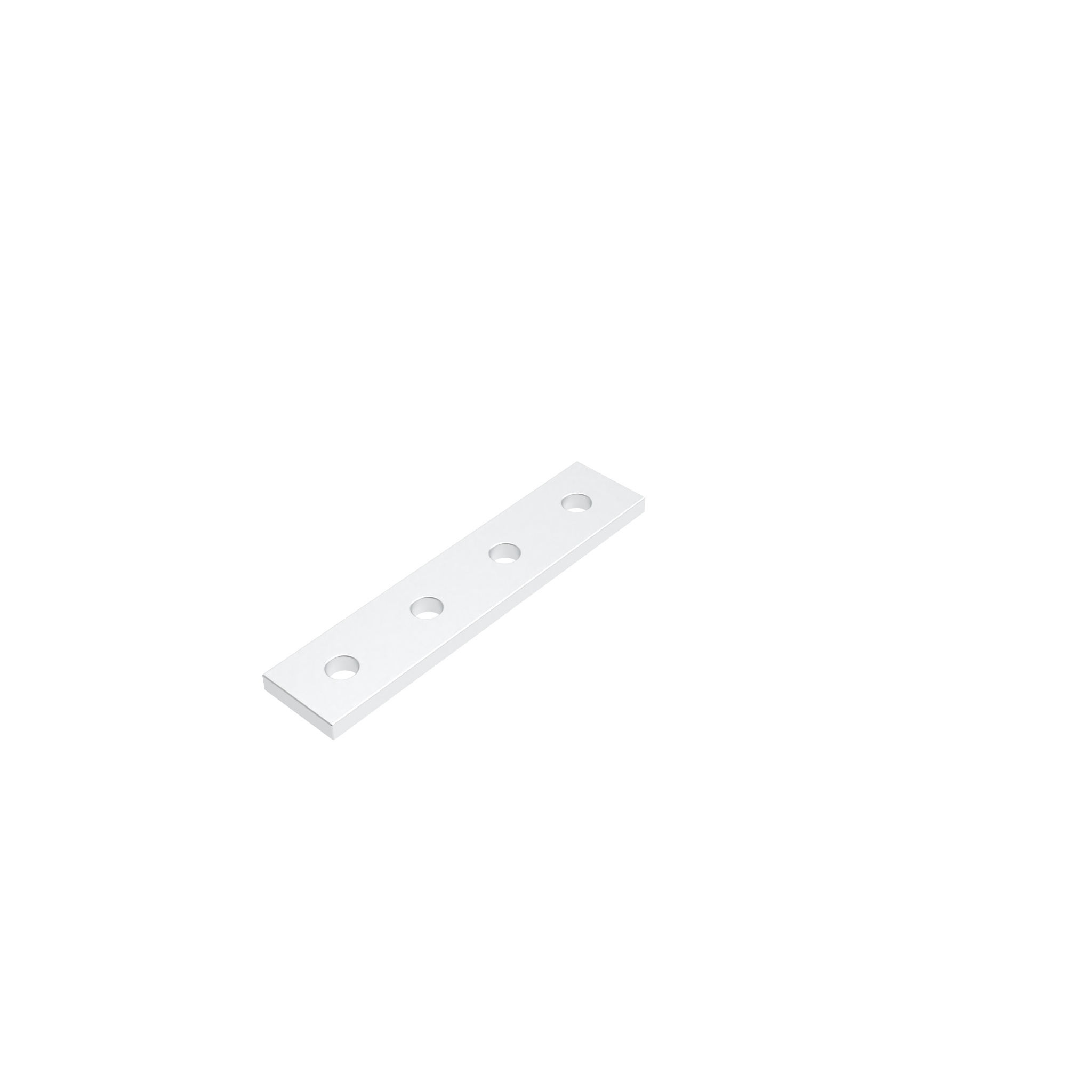 ECO Connection Plate AL Rectangular 4 Hole, 1 Slot Version 093EVA25102 – product image