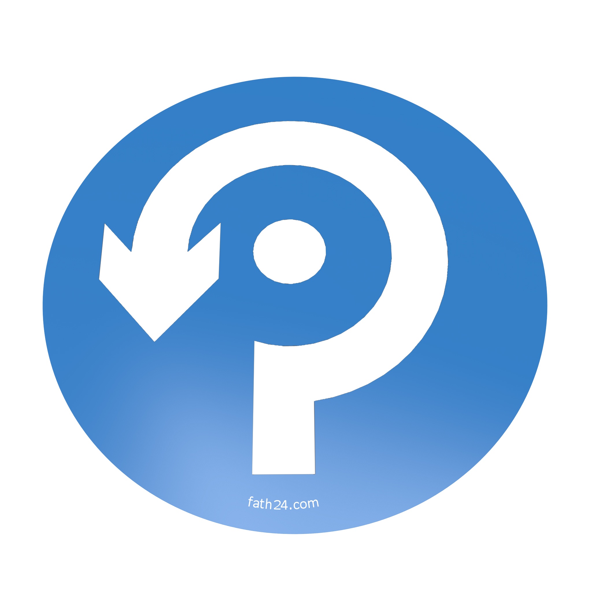 Turning Circle Floor Sign