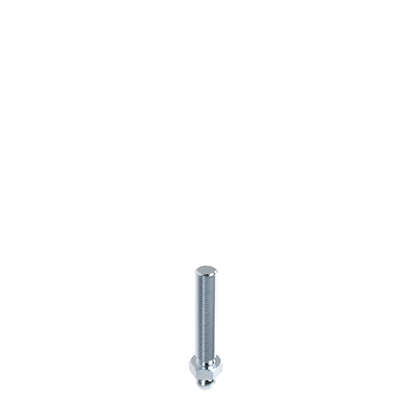 Gewindestange ST UNC für Gelenkstellfüße, Kugel 15 098DU5/8-3M – Produktabbildung
