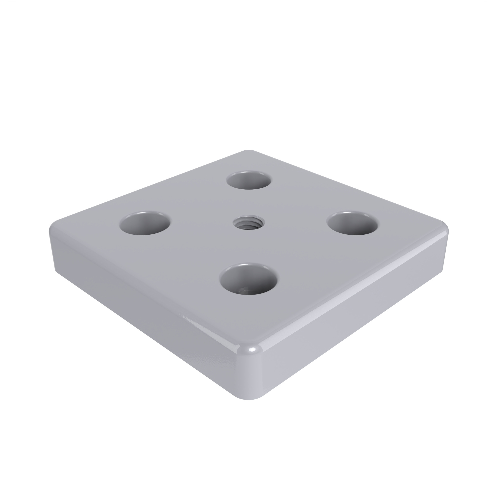 Transport- und Fußplatte ZN 90 x 90, pulverbeschichtet 093T90901008A – Produktabbildung