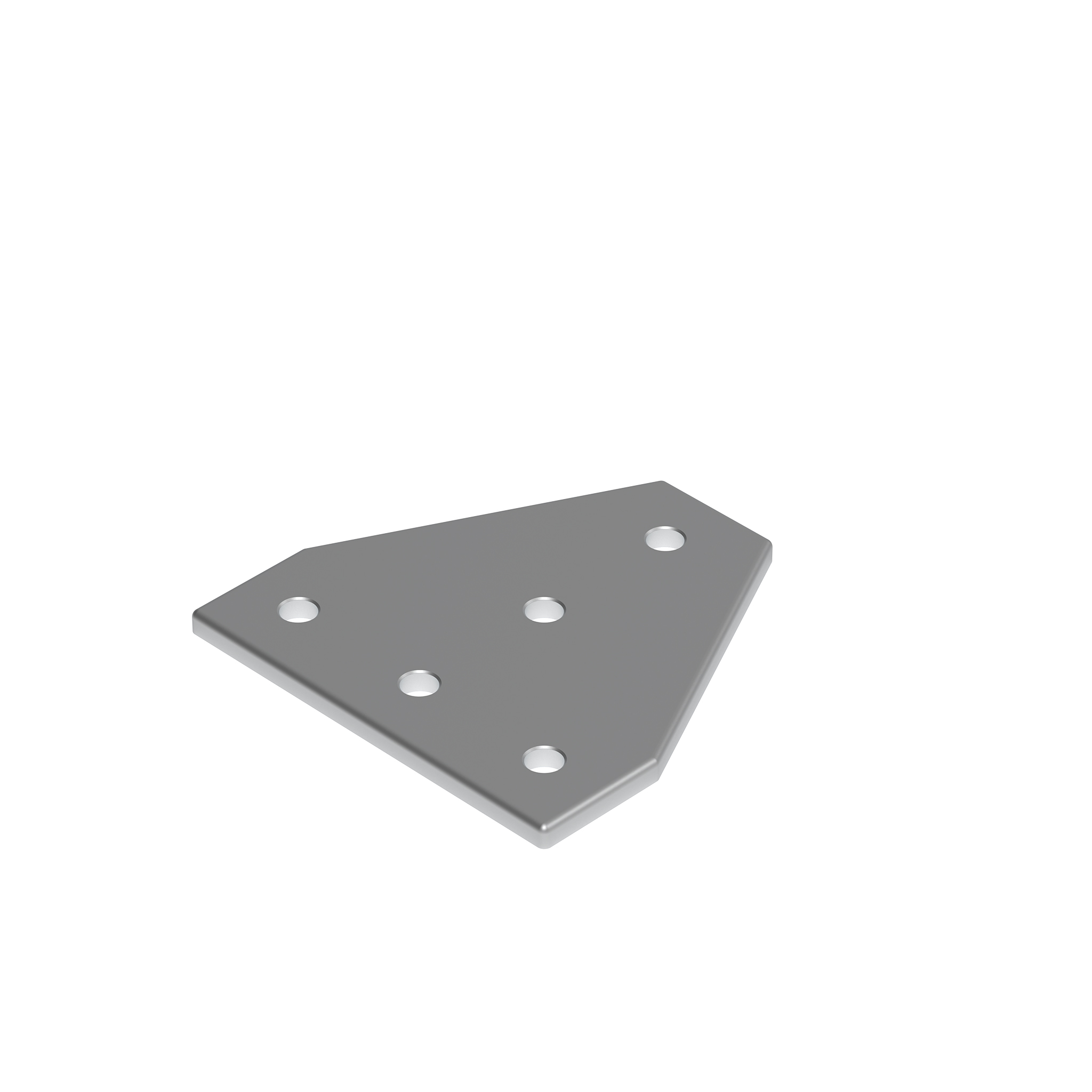 Connection Plate AL T 5 Hole, 1 Slot Version 093VT120120 – product image