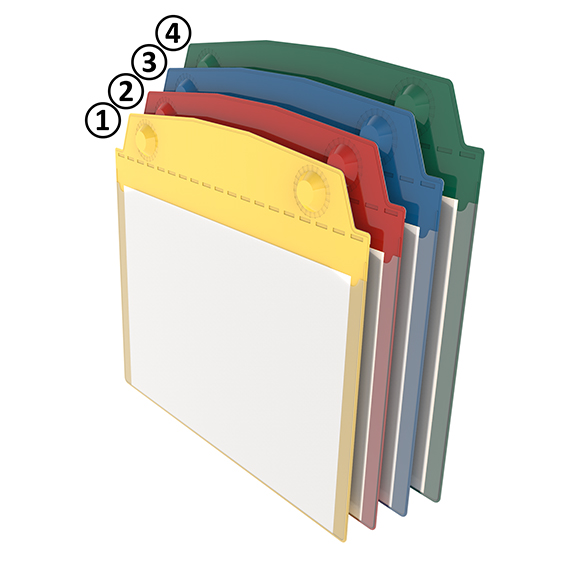 Magnetic Visual Pocket DIN A5 Landscape - 8.3" x 5.8"