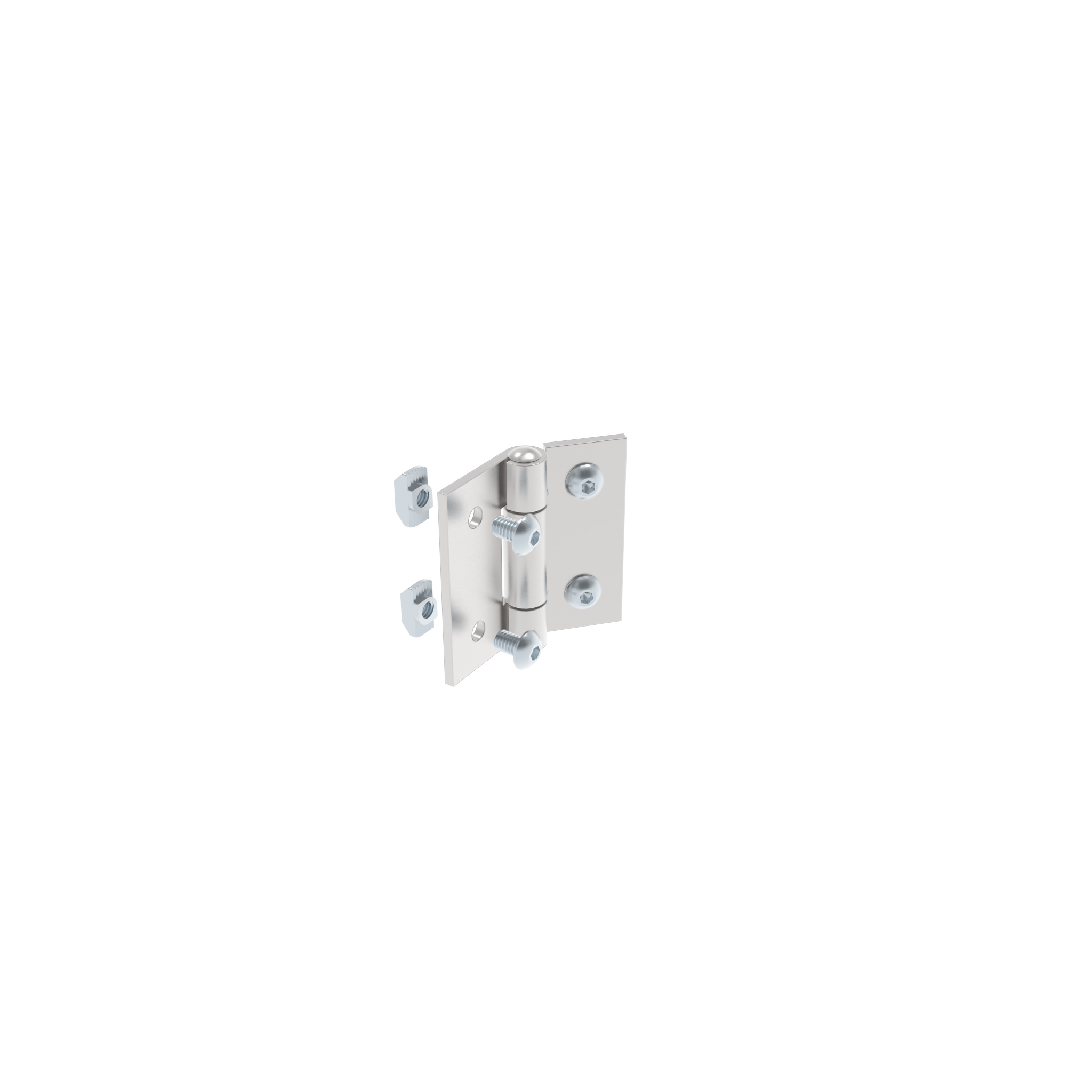 Edelstahlscharnier leicht 095072S01 – Produktabbildung
