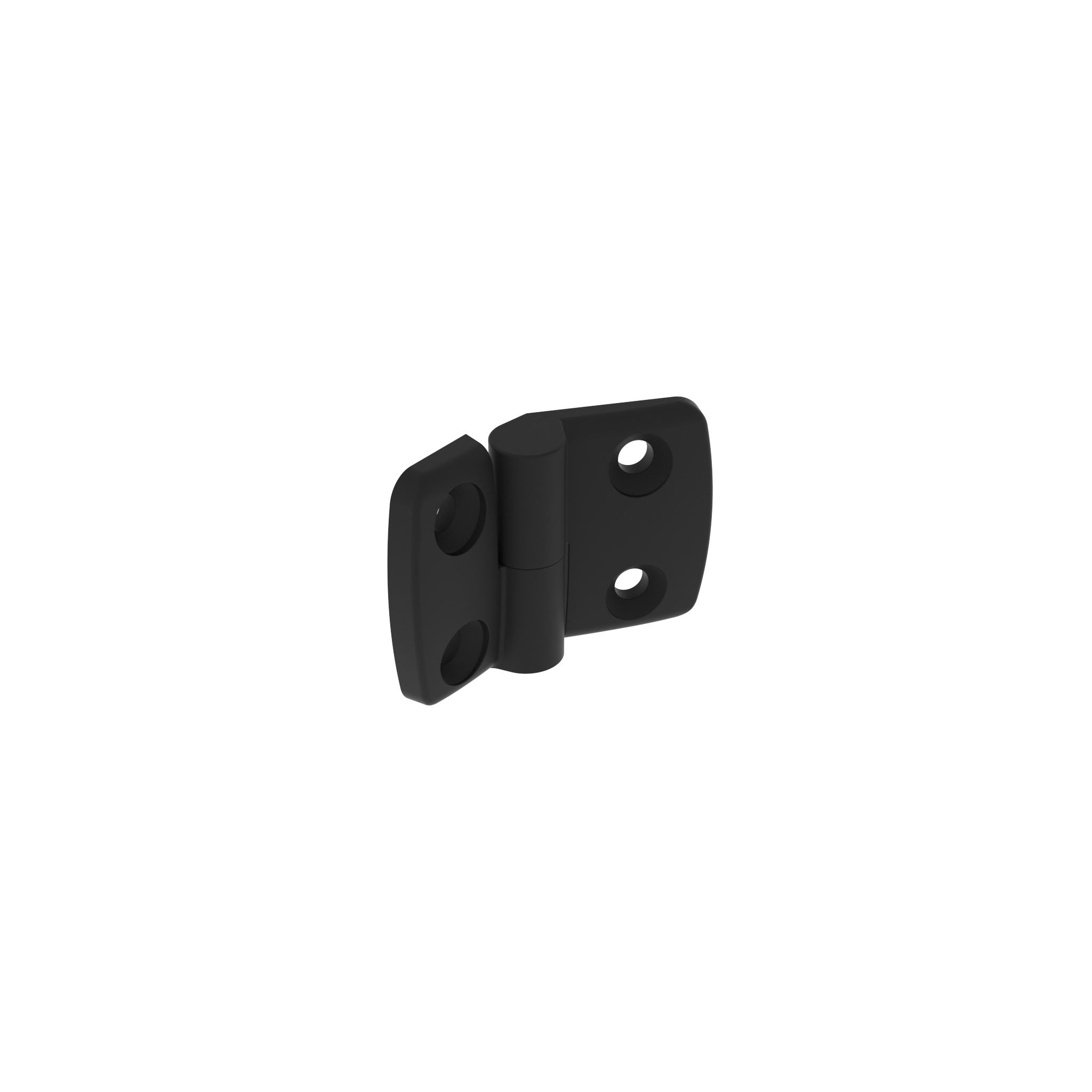 Kunststoff-Kombischarnier 30, aushängbar, schwarz 095K3040L00 – Produktabbildung