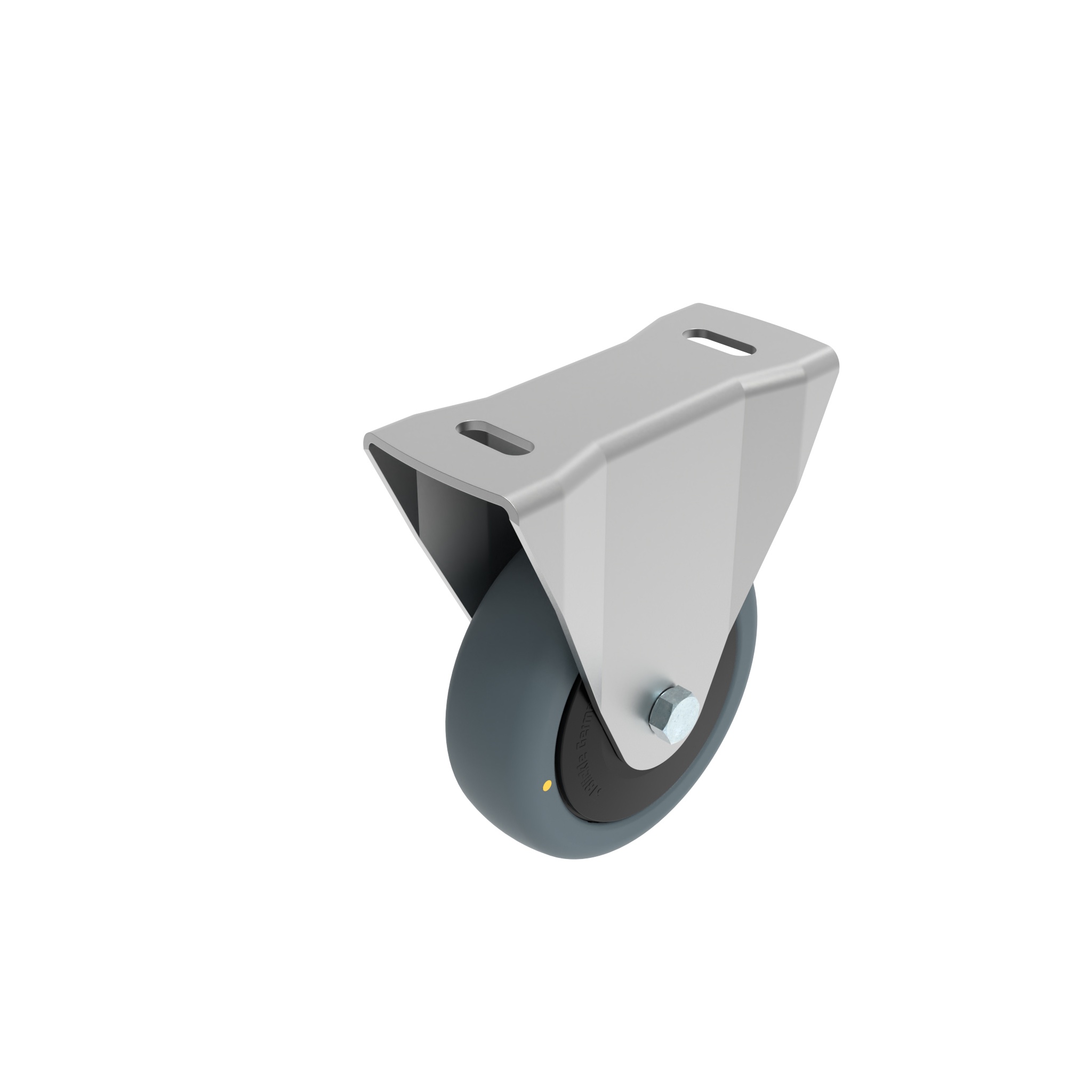 Rueda fija Ø 80 / 100 / 125 con placa de montaje 40 / 45 098F100T4045NESD – imagen del producto
